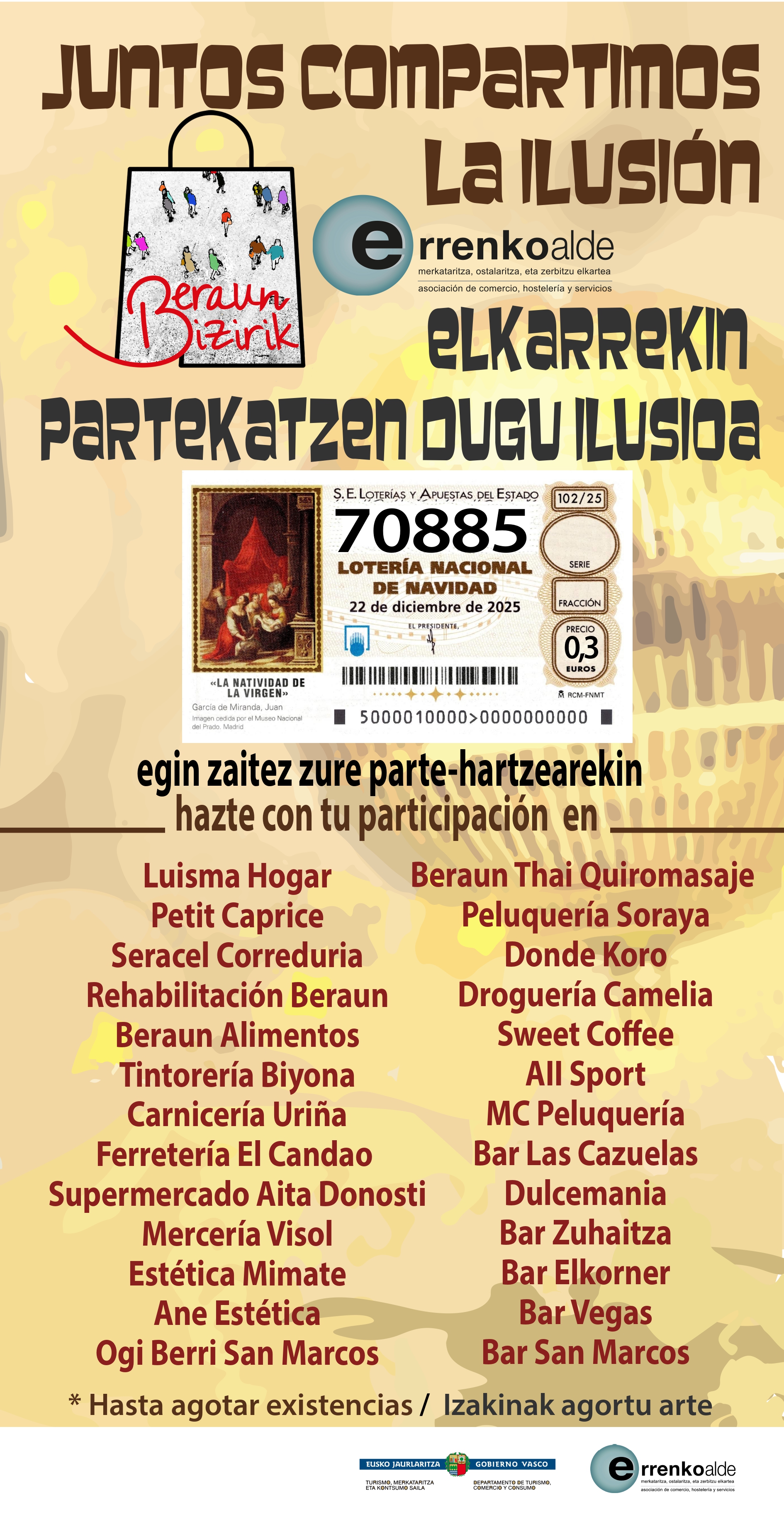 BERAUN BIZIRIK: GABONETAKO LOTERIA